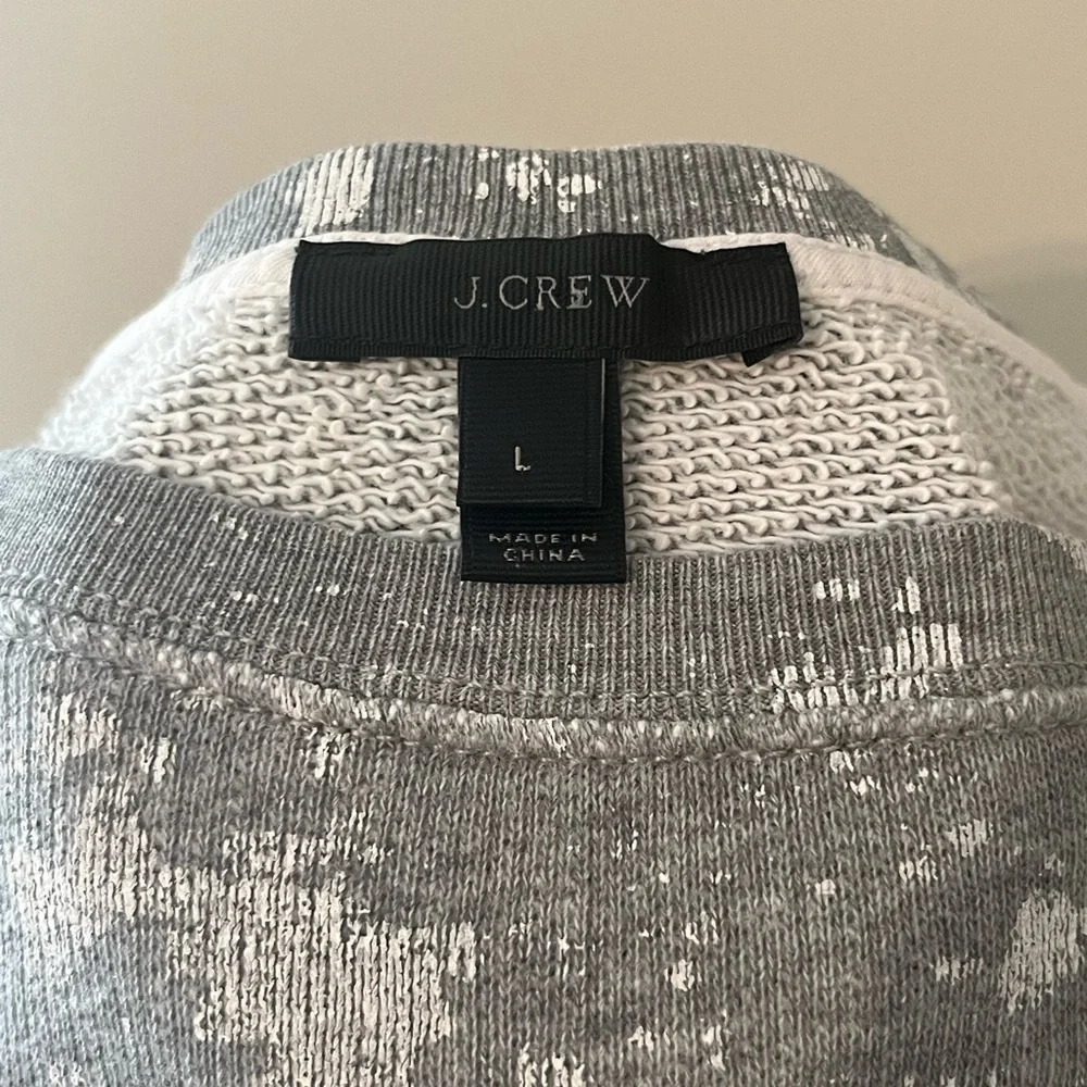 JCrew cropped sweatshirt, Size L - Picture 2 of 3